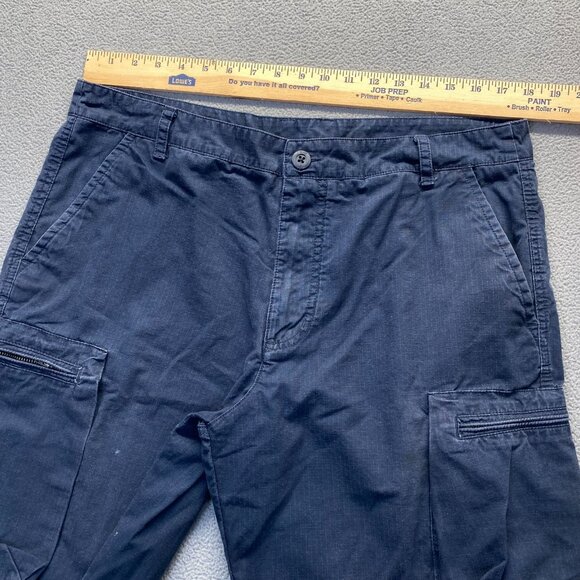 Nike Cargo Shorts Mens  Blue  Short Hiking Outdoors Size 36‎ - Picture 5 of 9